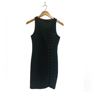3 for $25🖤Little Black Dress W/ Lace Up Detailing